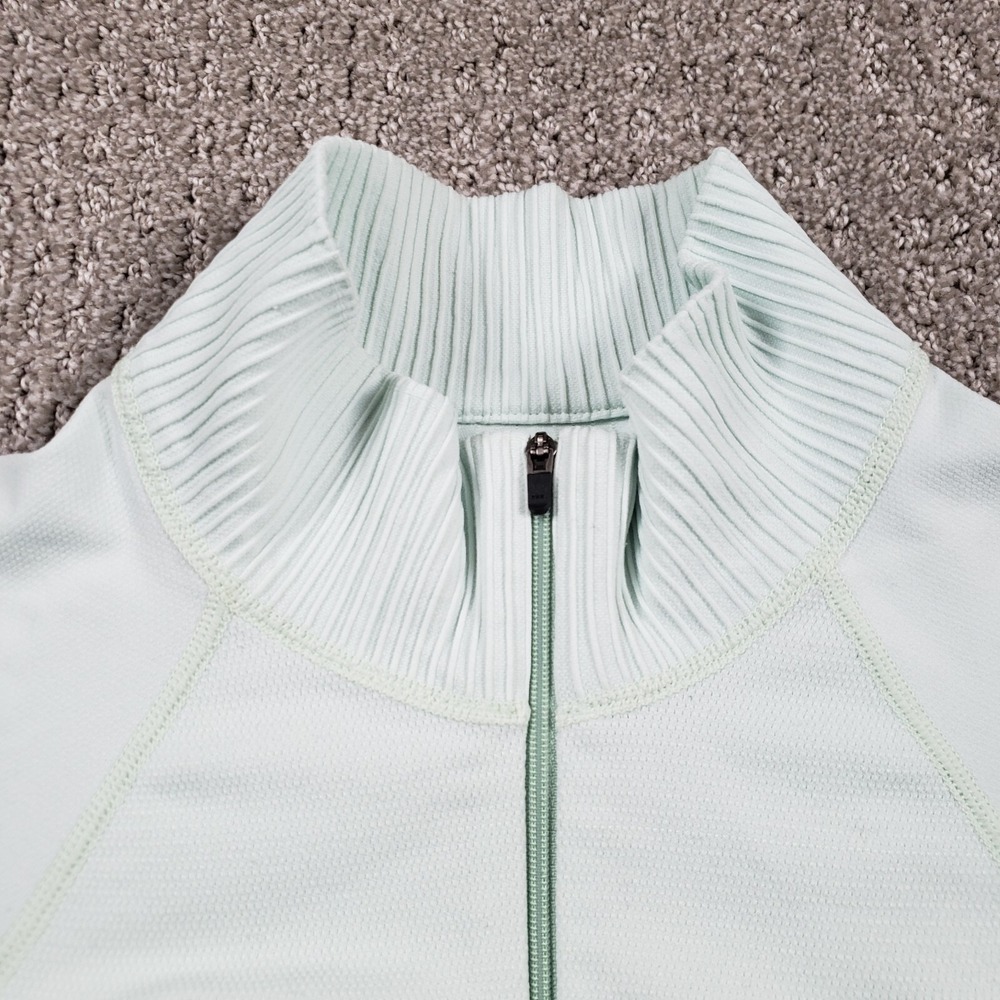 Vintage Patagonia Womens (L) Green Y2k Capilene Midweight Zip-Neck Base Layer - Picture 3 of 14